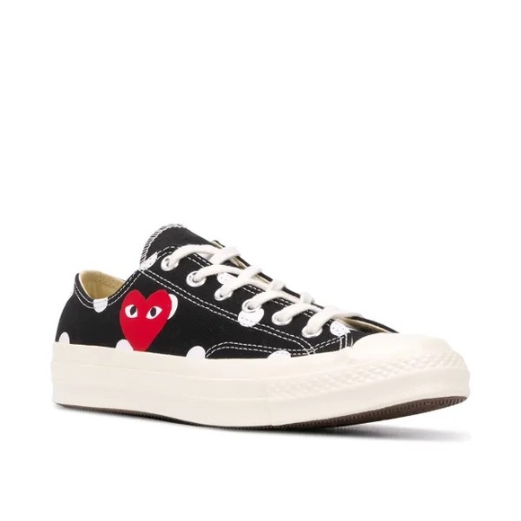 CdG PLAY x Converse Women's Chuck Taylor All Star Polka Dot Low-Top Sneakers - Picture 1 of 11